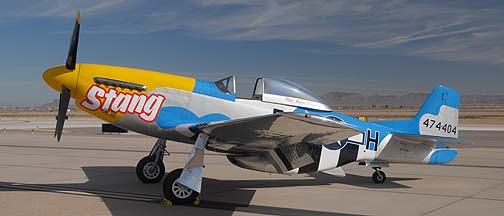 Commemorative Air Force North American P-51D Mustang NL151RJ Stang, Phoenix-Mesa Gateway Airport Aviation Day, March 12, 2011